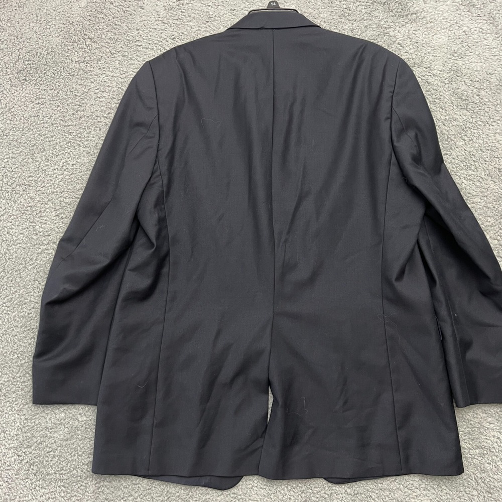 Ralph Lauren Blazer Mens 42R Navy Blue Excellent Two Button Wool Jacket - Picture 5 of 15